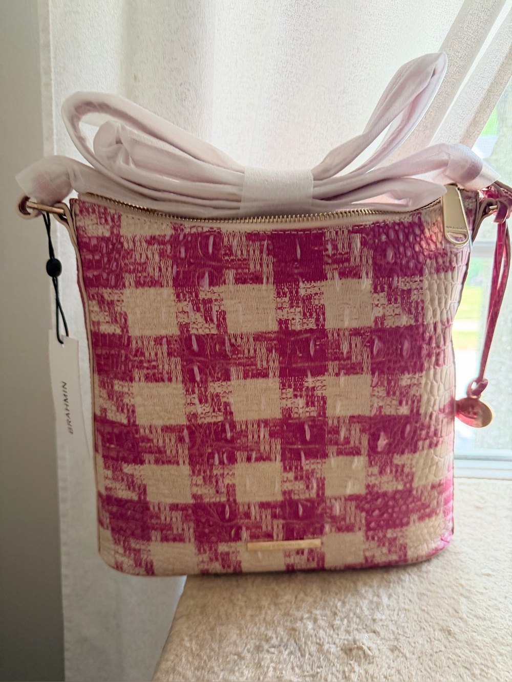 Brahmin BCA Sakura  -Embossed Crossbody Bag nwt